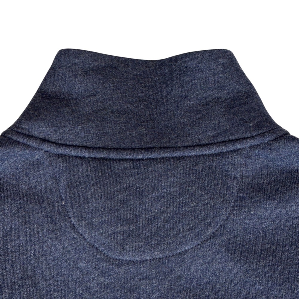 Faherty Men's 1/4 Zip Blue Pullover Sweater Sz‎ M Fleece Inside - Picture 9 of 13